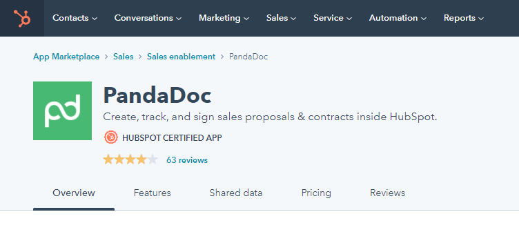 PandaDoc HubSpot