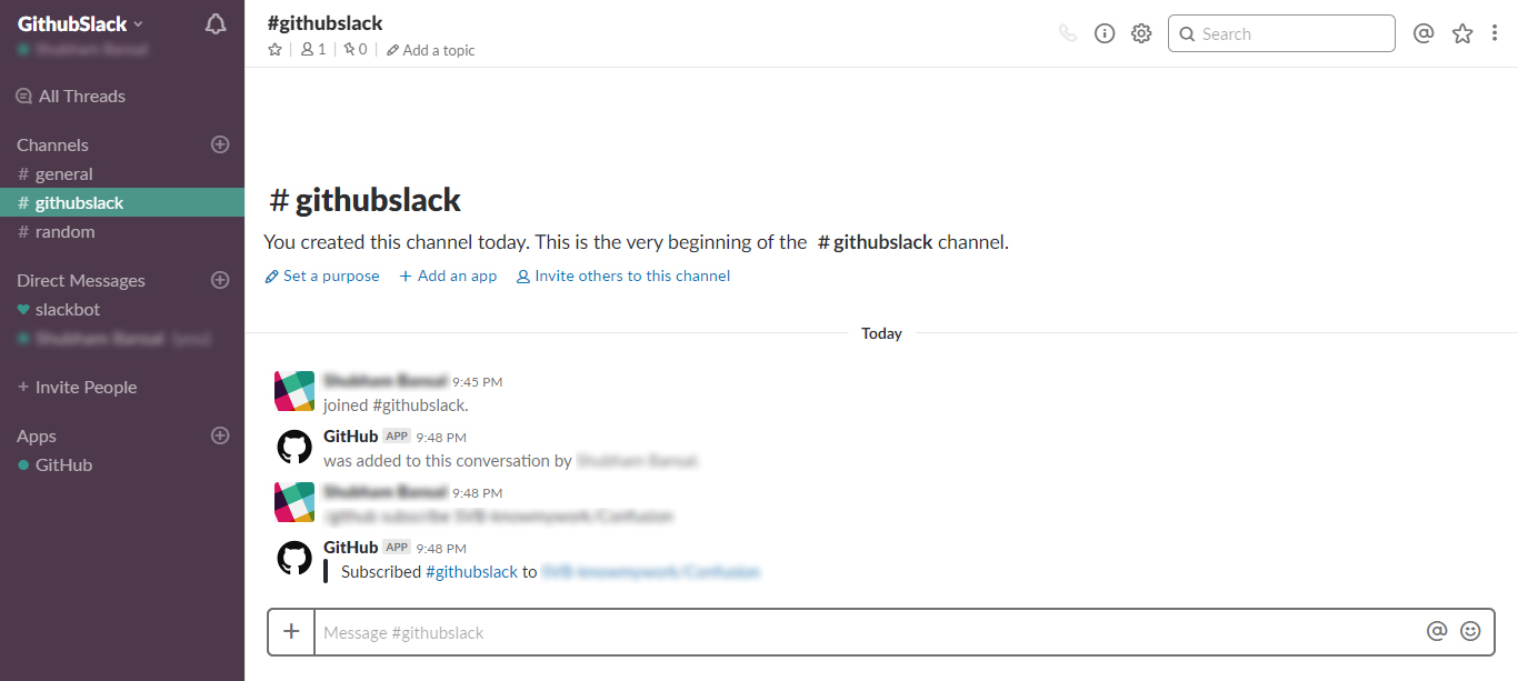 GitHub-Slack